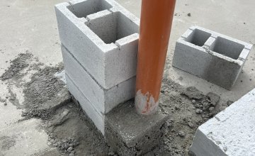 Полагане на PVC хидроизолация, Кооперация, с. Езерово
