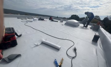 Полагане на хидроизолация, с. Равна Гора