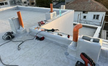 Полагане на PVC хидроизолация, Кооперация, с. Езерово